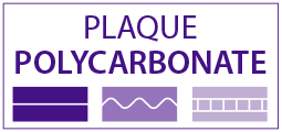 plaque polycarbonate 10mm 6mx2.10m
